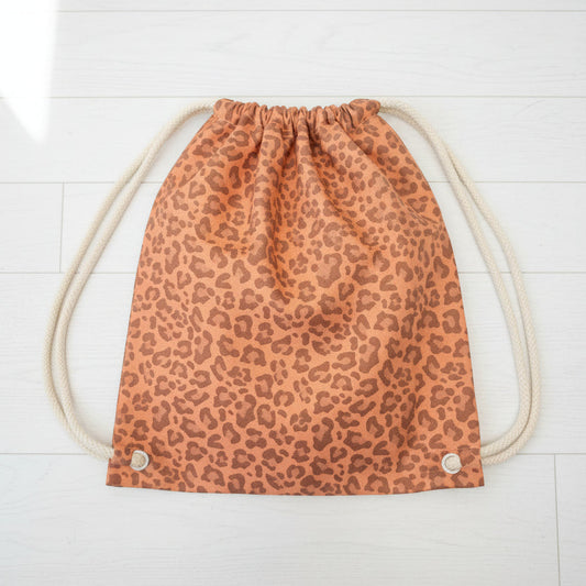 MYO Design - Twill Canvas - Leopard - coral