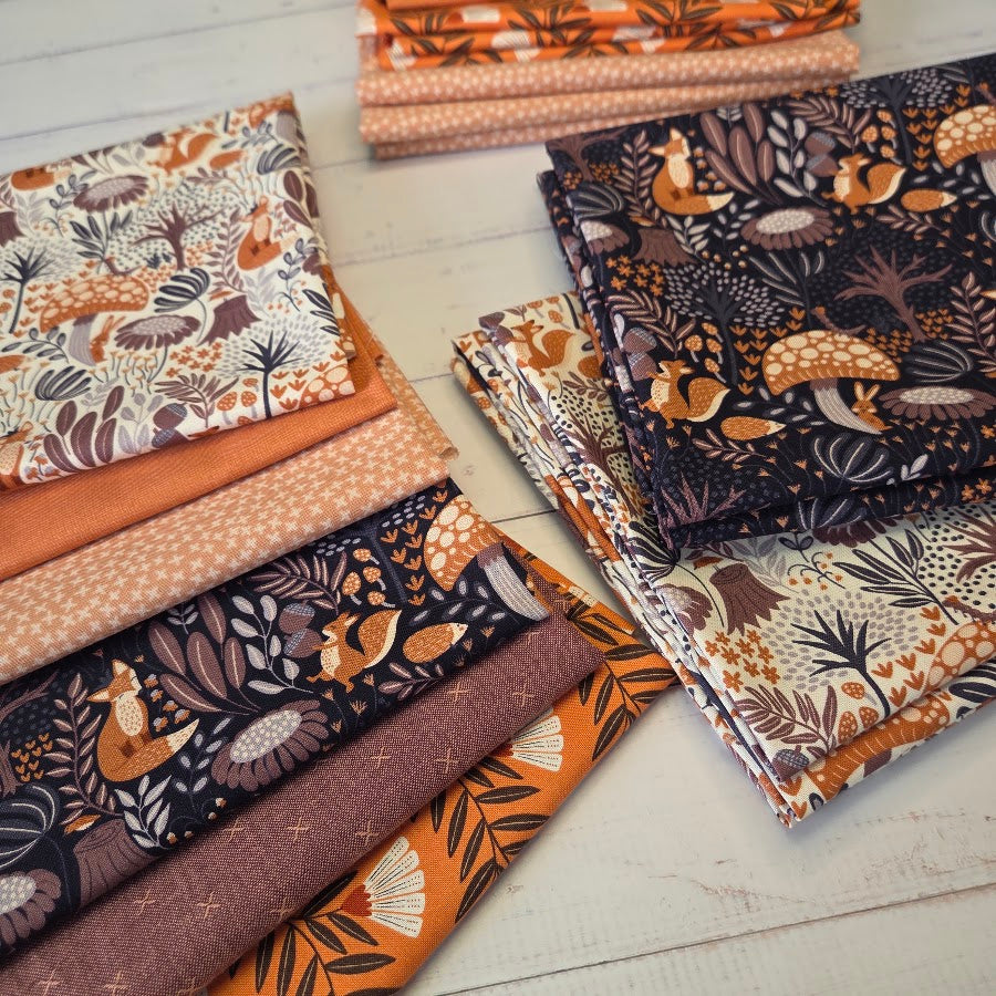 Cloud9 - Bio Baumwolle - Whimsical Forest Floor - The Woodlander's Tale - Ivory