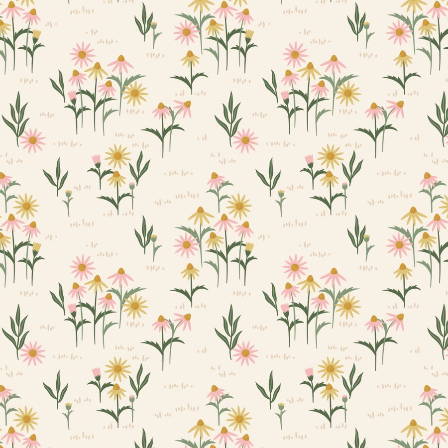 Cloud9 - Bio Baumwolle - Naturally Wild - Floral Field