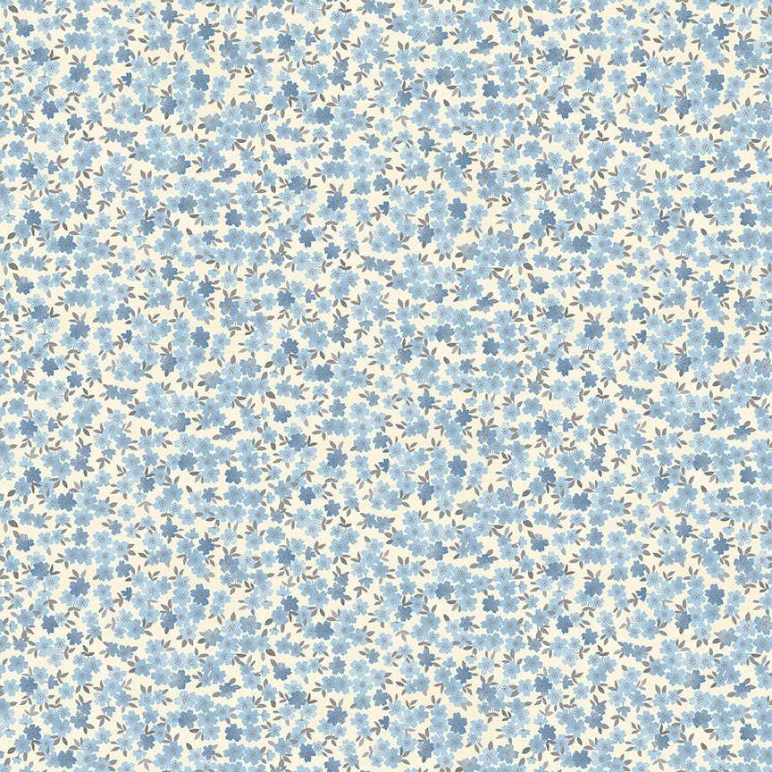 Makower - Tranquility - Blossom - blue