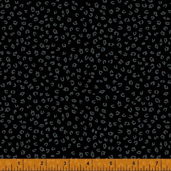 Windham Fabrics - Opposites Attract - Skin - black on black