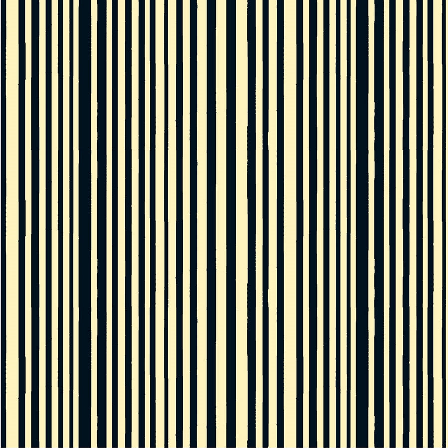 Windham Fabrics - Kaleidoscope - Mini Stripe - ink/vanilla custard