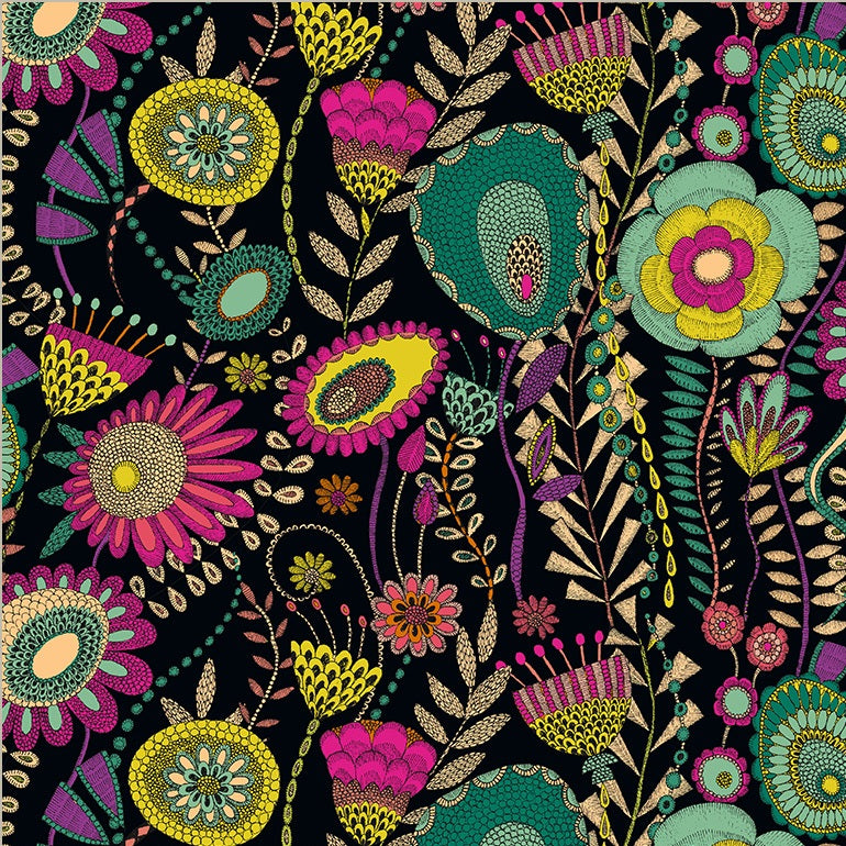 Windham Fabrics - Twilight - Windswept - black