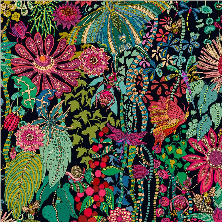 Windham Fabrics - Canvas - Twilight Dance - black