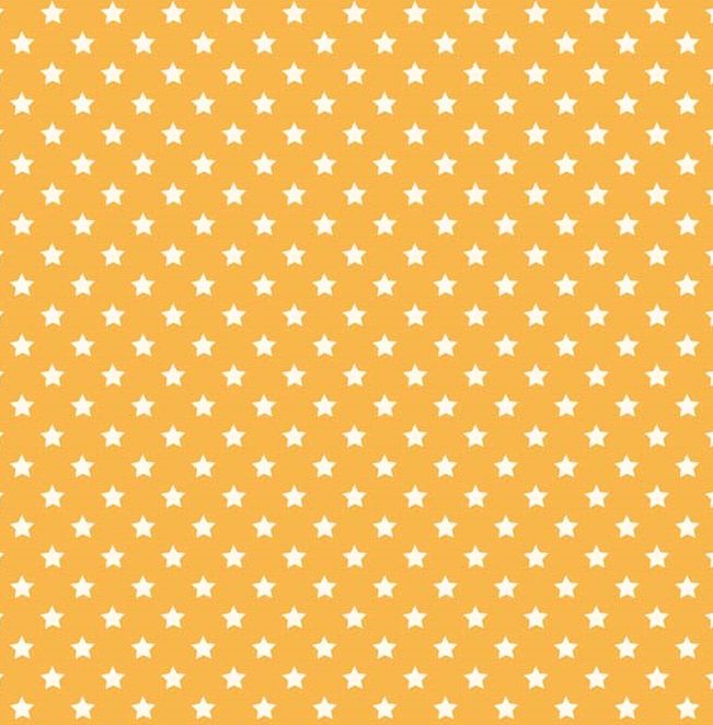 Makower - Polka Star - Sterne - gelb