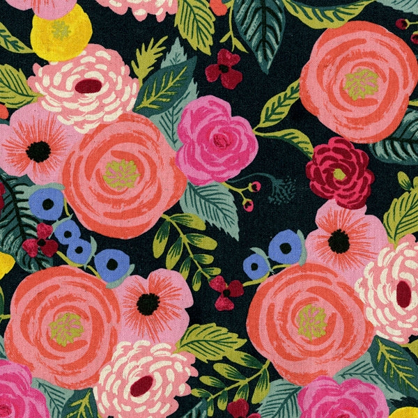 Cotton+Steel - Canvas - English Garden - navy