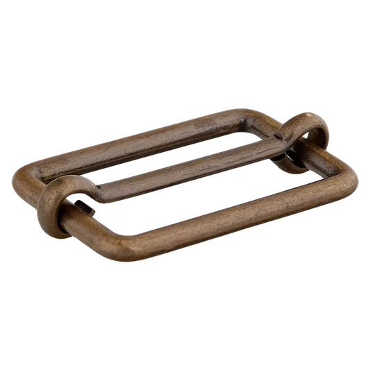 Metallschieber altmessing - verschiedene Breiten