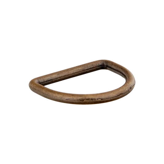 D-Ring altmessing - verschiedene Breiten