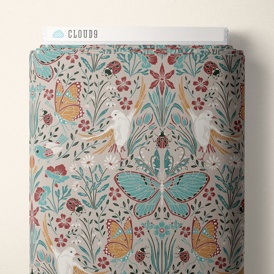 Cloud9 - Bio Baumwolle - Eventide - Meadow - grey