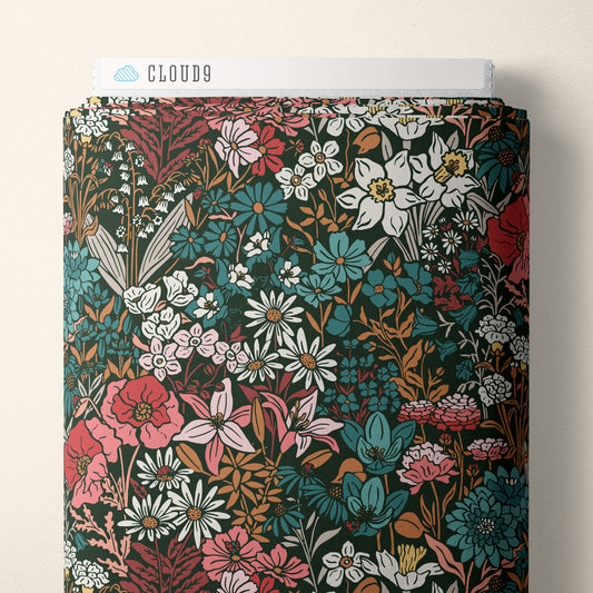 Cloud9 - Bio Baumwolle - Eventide - Garden - dark forest