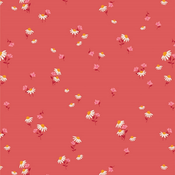 Art Gallery - Flower Fields - Delicate - rosewood