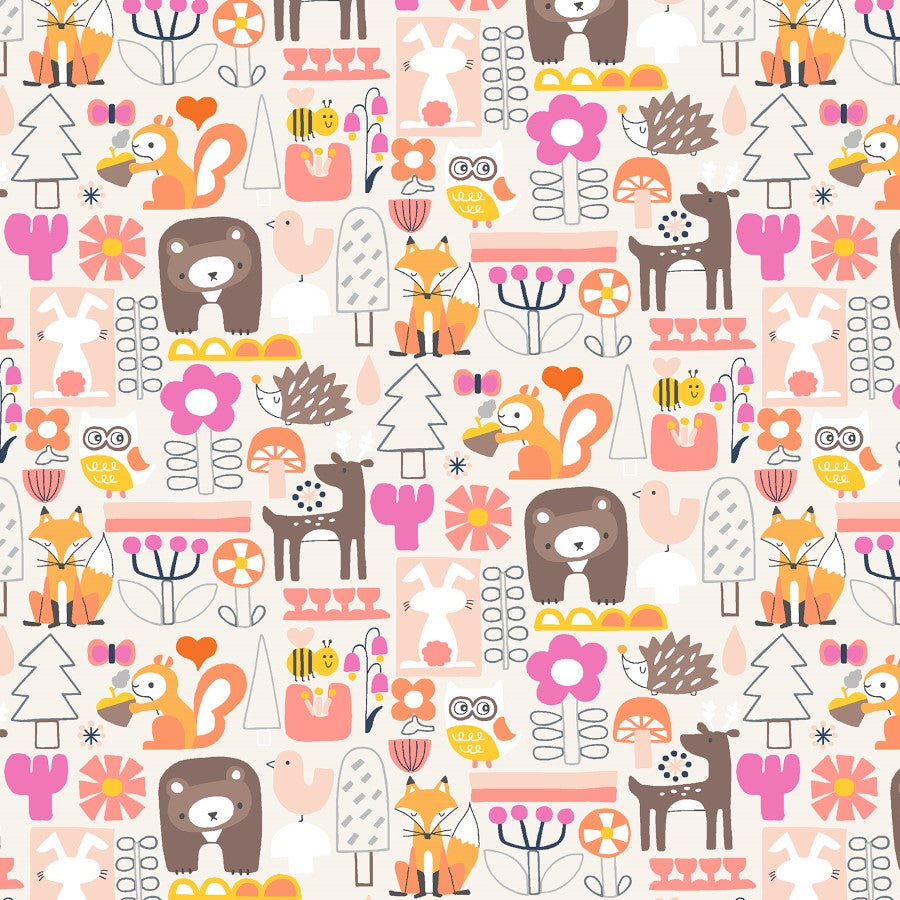 Cotton and Steel - Kanpeki Na Hi - Sinrin Yoku - wild pink