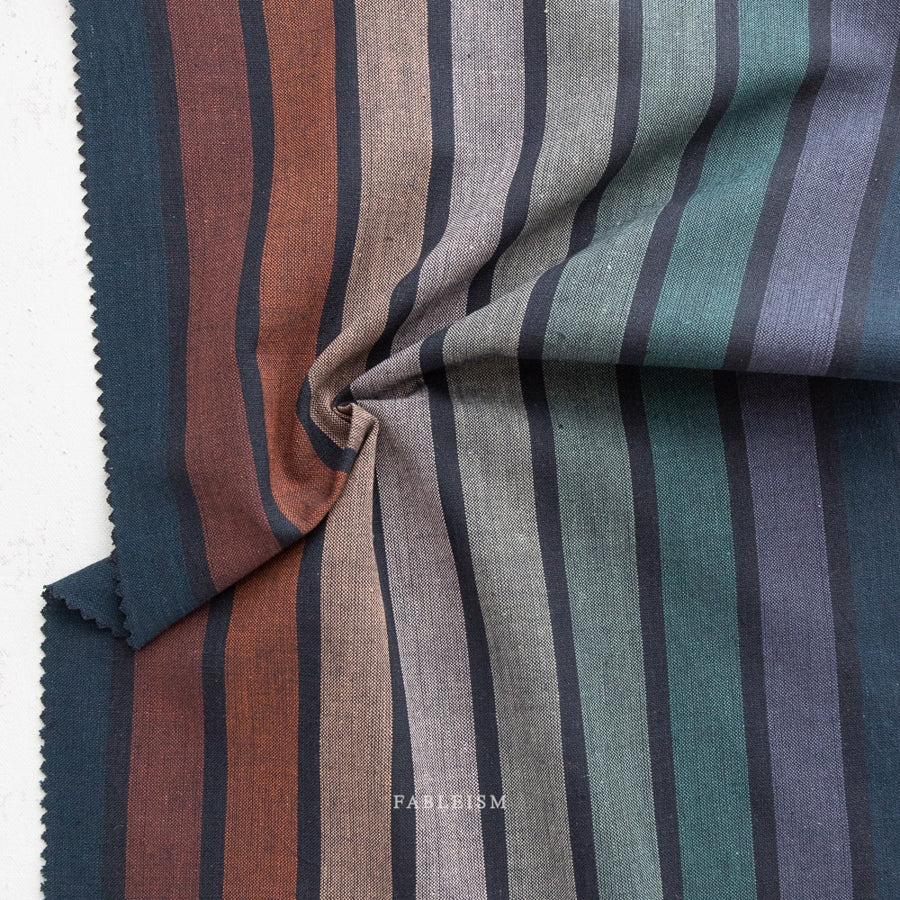 Fableism - Monarch Grove - Wings Stripe - dark navy