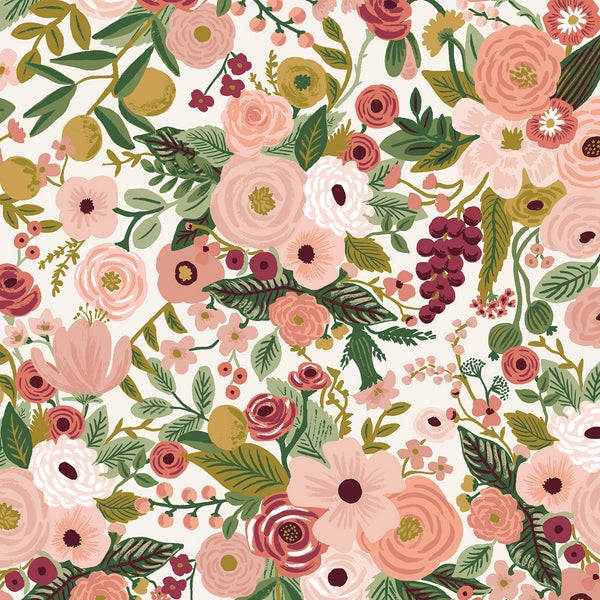 Cotton and Steel - Rifle Paper Co. - Garden Party - rose