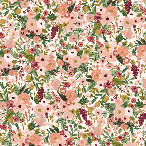 Cotton and Steel - Rifle Paper Co. - Petite Garden Party - rose