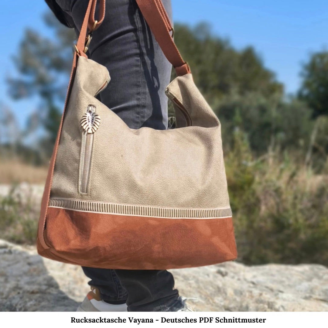 Taschenpaket Vayana - Garden Party inkl. Schnittmuster als download