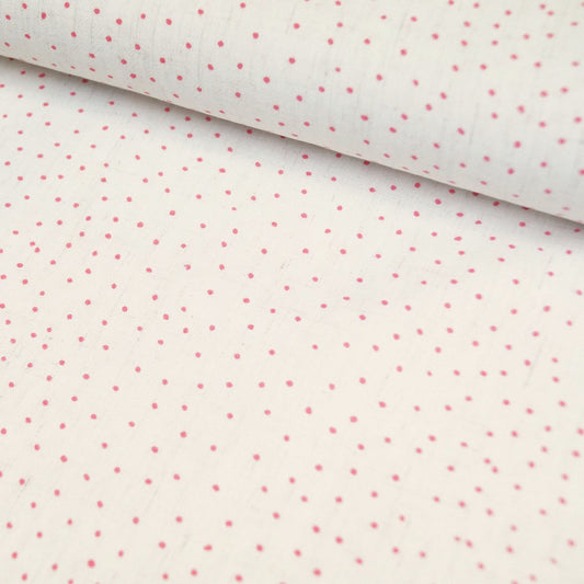 Leichter Leinen-Mix "Dottie" pink