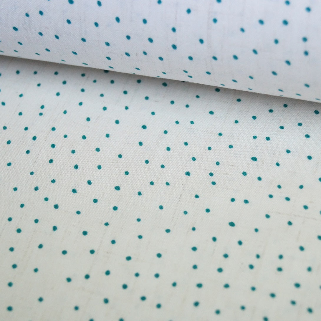 Leichter Leinen-Mix "Dottie" petrol