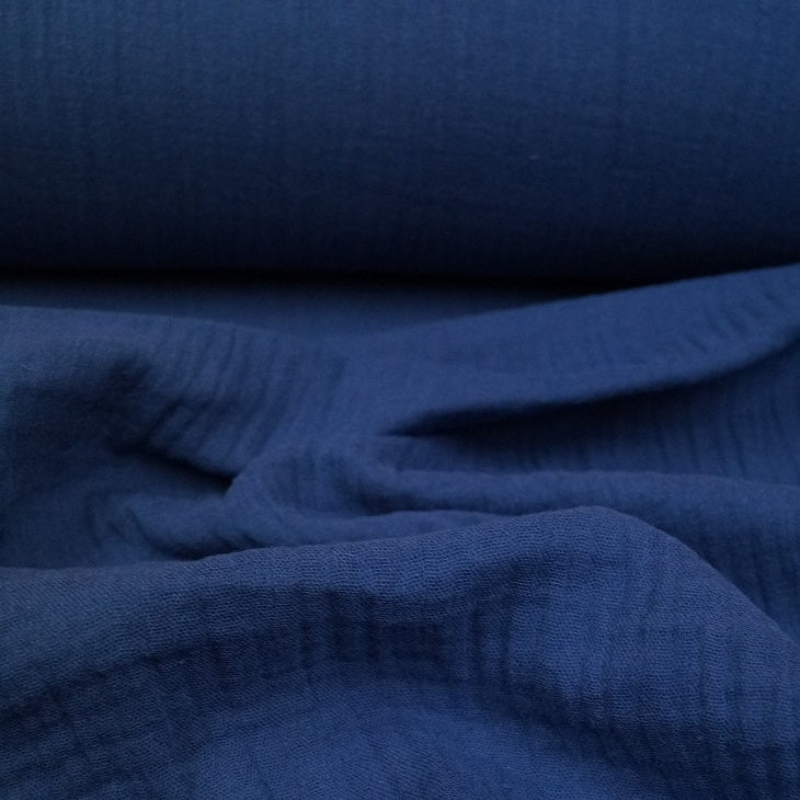 Uni Double Gauze - denim