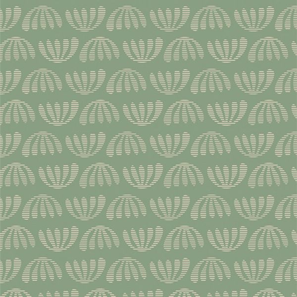 Art Gallery - Evolve - Boho Leaves - matcha