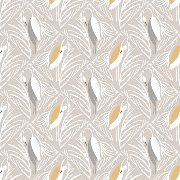RJR Fabrics - Pond Life - In the Nest - foggy morning