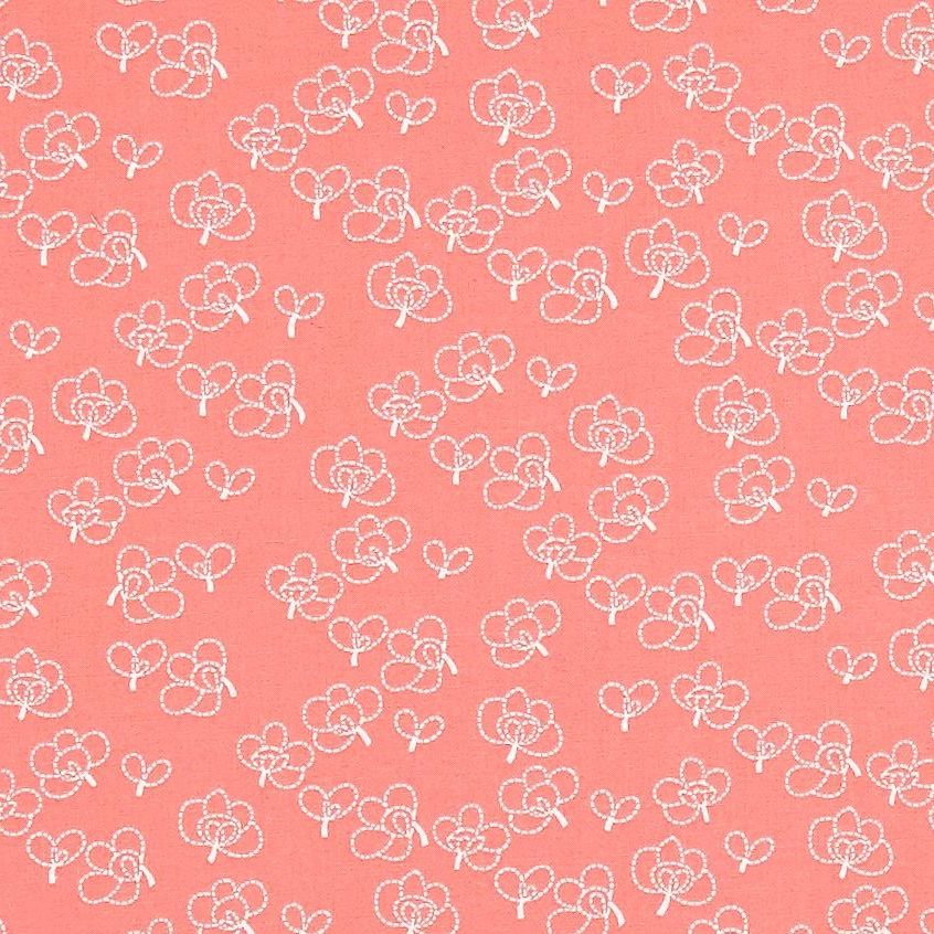 Windham Fabrics - Lilla by Lotta Jansdotter - Rue coral