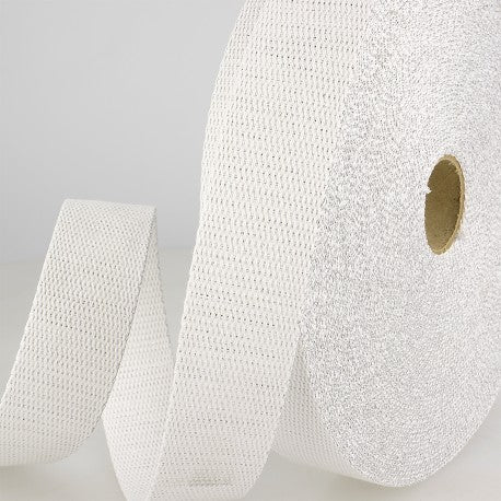 Silber Glitzer Gurtband - verschiedene Farben - 30mm