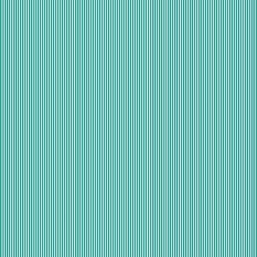 Makower - Pinstripe - türkis-weiß