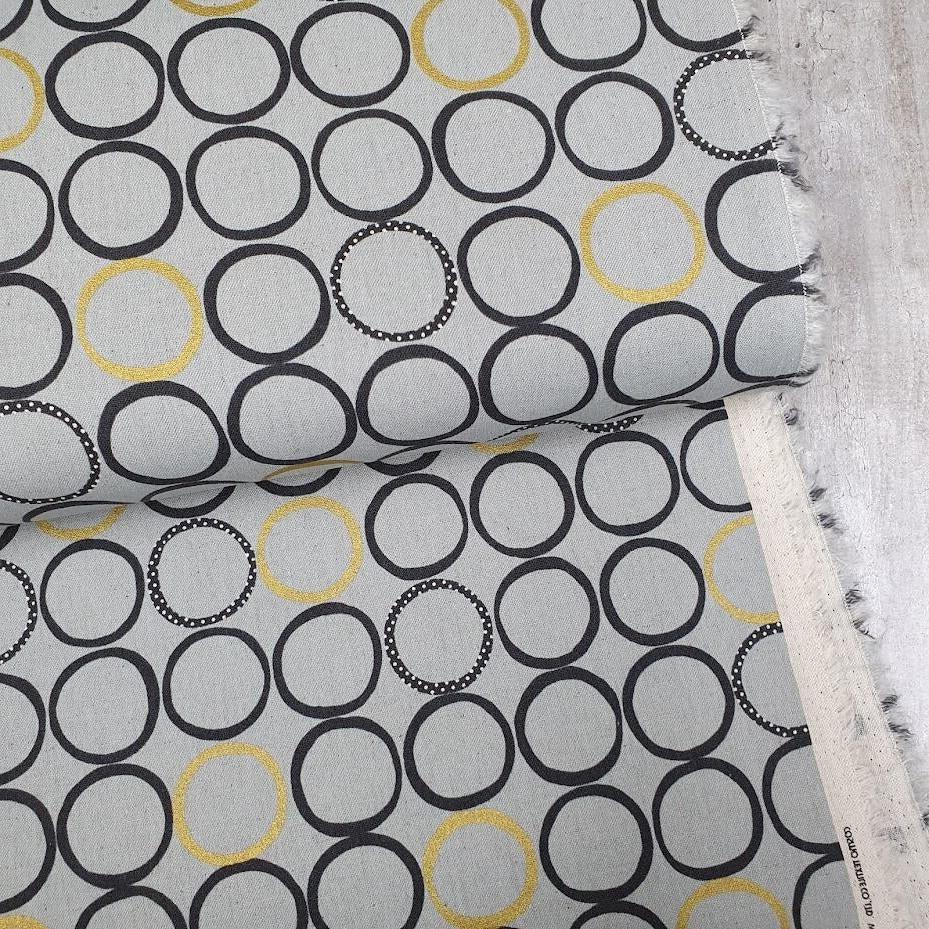 Cosmo Canvas - Ringe - hellgrau metallic