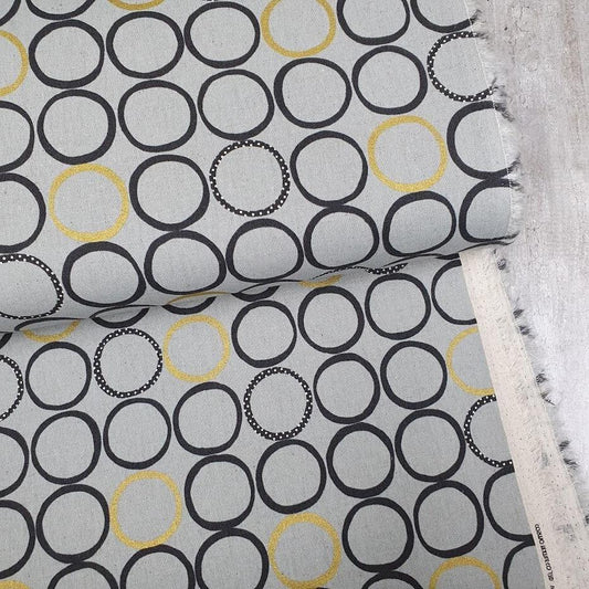 Cosmo Canvas - Ringe - hellgrau metallic