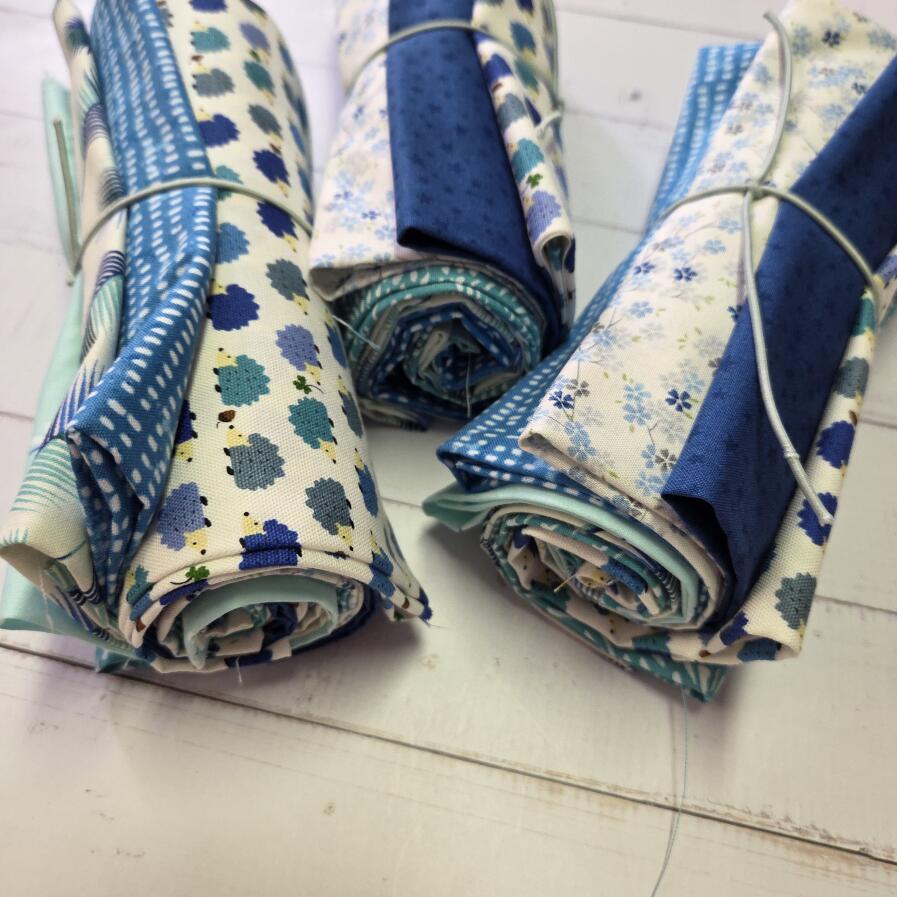 Fatquarter Set - Igel blue