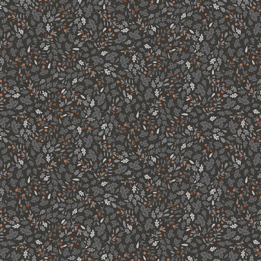 Makower - Hedgerow - Leaves - grey
