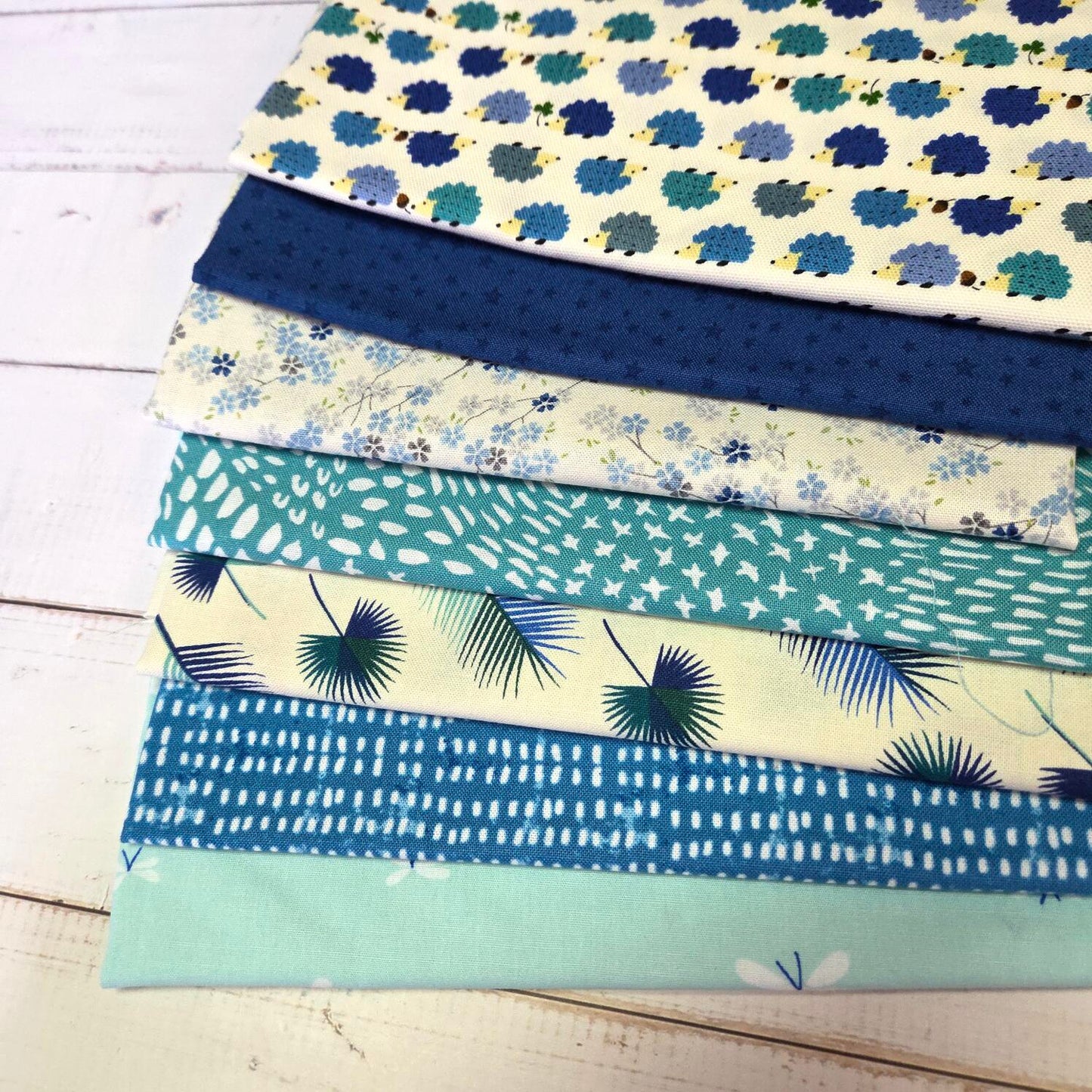 Fatquarter Set - Igel blue