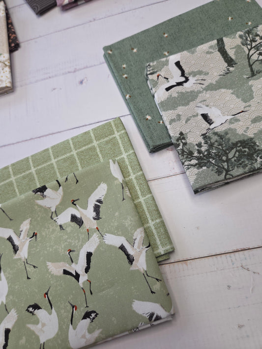 Art Gallery - Soar - Dancing Cranes Jade