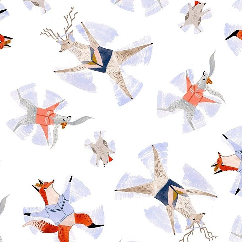 Dear Stella - Snow Angels - white