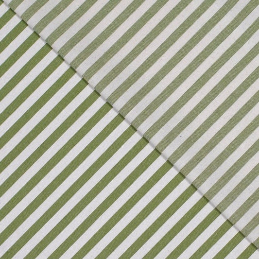 Streifenjeans - darklime-weiß - 7,7oz