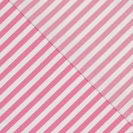 Streifenjeans - rosa-weiß - 7,7oz