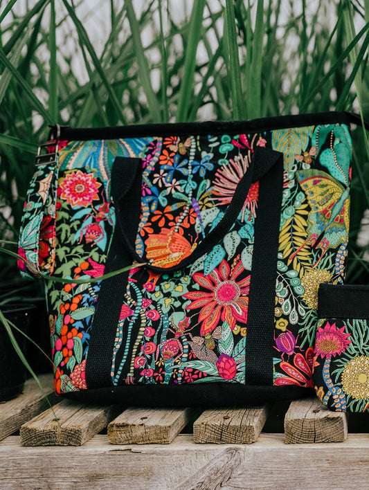 Windham Fabrics - Canvas - Twilight Dance - black