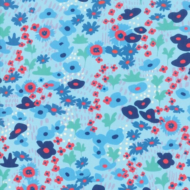 Moda - Botanica - Little Flowers, blue