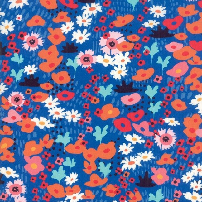 Moda - Botanica - Little Flowers, navy