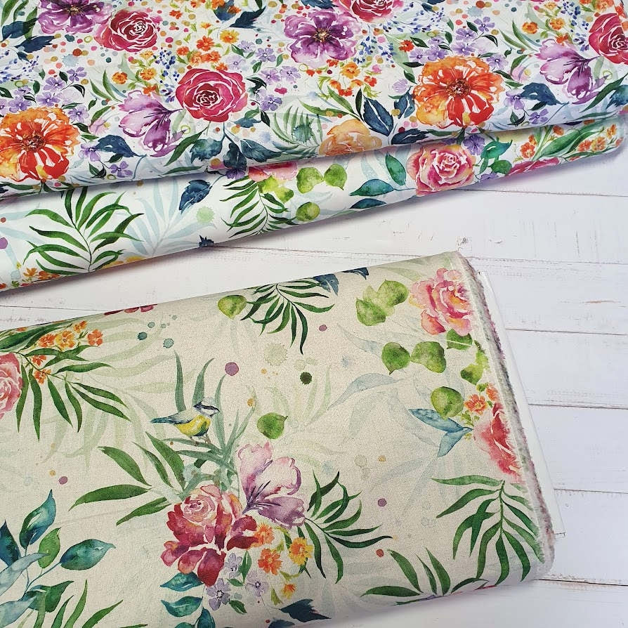 Moda Leinen - Mochi Linen - Chickadee - Room to Grow