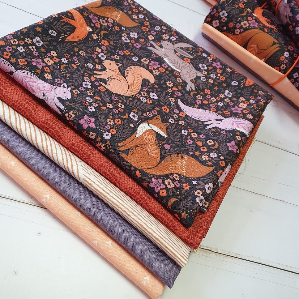 Fat Quarter Set "Wild" - Waldtiere