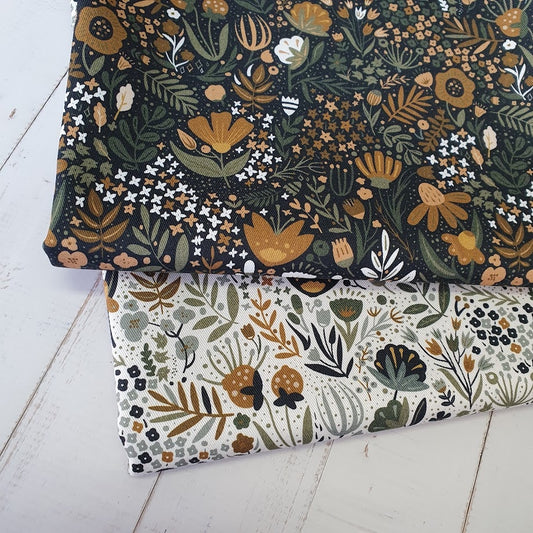 MYO Design - Twill Canvas - Blumenwiese - moonlite