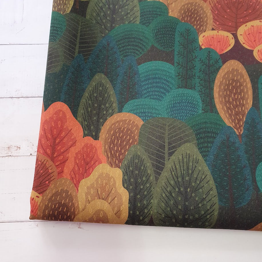 MYO Design - Twill Canvas - Herbstwald - autumn