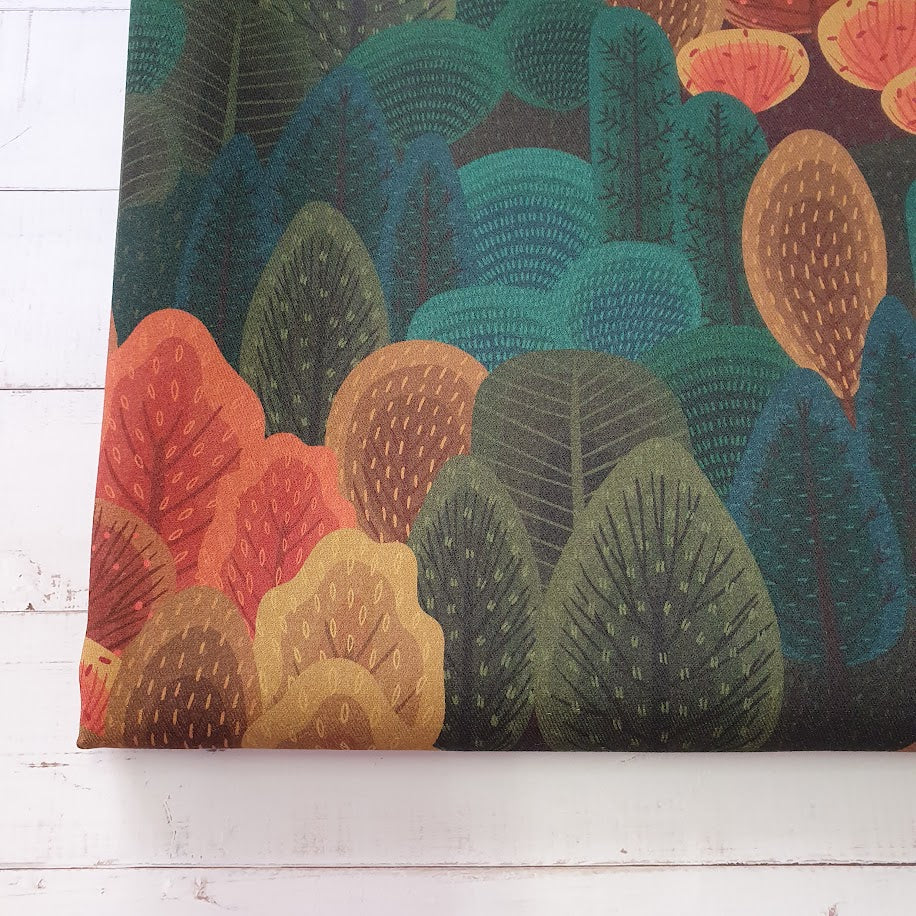 MYO Design - Twill Canvas - Herbstwald - autumn