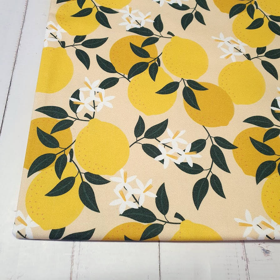 MYO Design - Twill Canvas - Lemon Tree