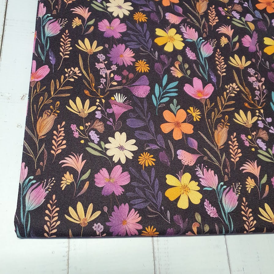 MYO Design - Twill Canvas - Purple Meadow