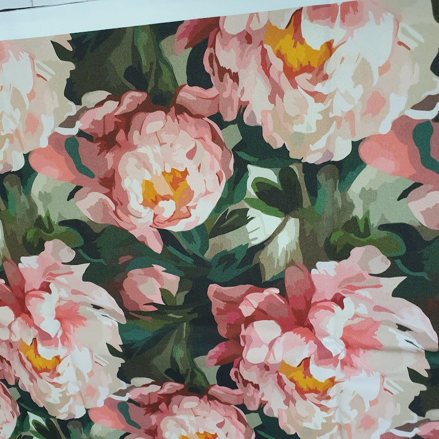 MYO Design - Twill Canvas - Floral Pattern - große Blumen