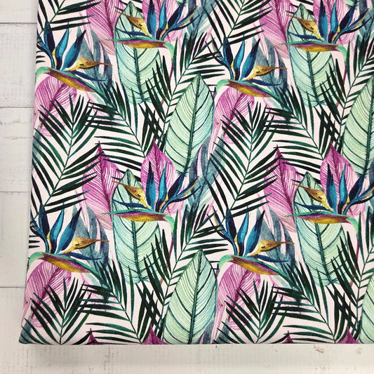 MYO Design - Twill Canvas - Bird-of-Paradise-Flowers