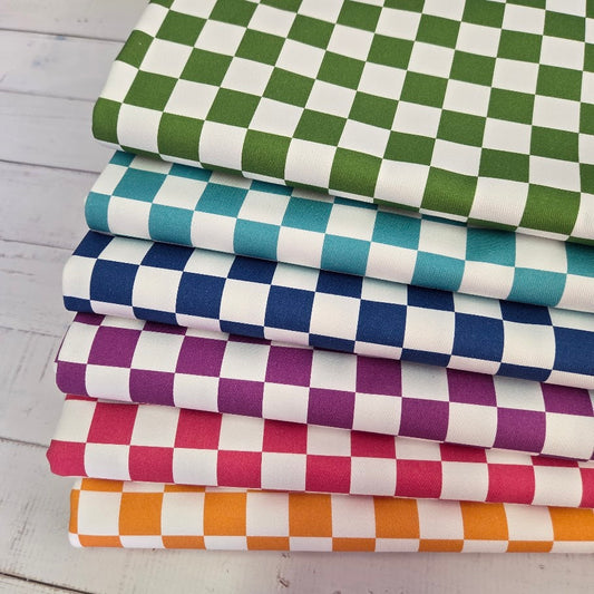 Vorbestellung: Checkerd - Karo Twill Canvas in 7 Farben